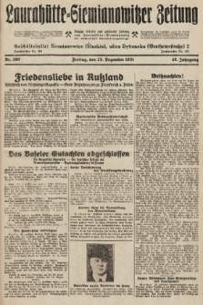 Laurahütte-Siemianowitzer Zeitung : enzige älteste und gelesenste Zeitung von Laurahütte-Siemianowitz mit wöchentlicher Unterhaitungsbeilage. 1931, nr 200