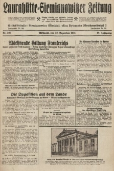 Laurahütte-Siemianowitzer Zeitung : enzige älteste und gelesenste Zeitung von Laurahütte-Siemianowitz mit wöchentlicher Unterhaitungsbeilage. 1931, nr 202