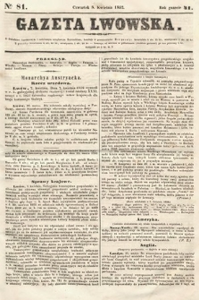 Gazeta Lwowska. 1852, nr 81