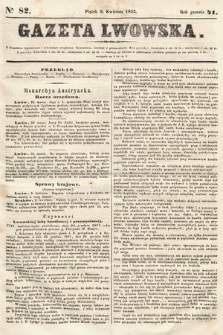 Gazeta Lwowska. 1852, nr 82