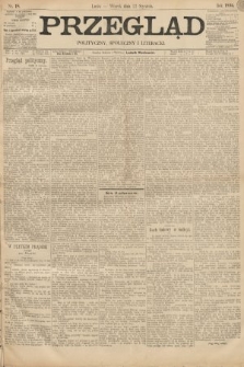 Przegląd polityczny, społeczny i literacki. 1895, nr 18