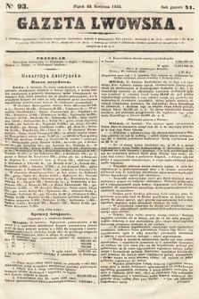 Gazeta Lwowska. 1852, nr 93
