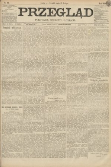 Przegląd polityczny, społeczny i literacki. 1895, nr 43