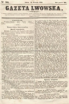 Gazeta Lwowska. 1852, nr 94