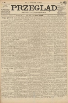 Przegląd polityczny, społeczny i literacki. 1895, nr 46