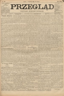 Przegląd polityczny, społeczny i literacki. 1895, nr 49