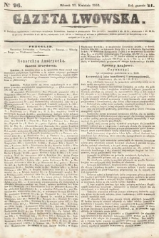 Gazeta Lwowska. 1852, nr 96