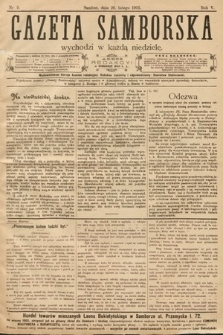 Gazeta Samborska. 1905, nr 9