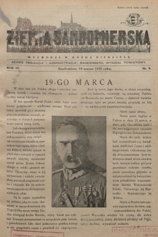Ziemia Sandomierska : czasopismo samorządowo-społeczne. R. IV, 1932, nr 9