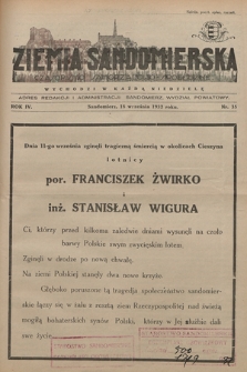 Ziemia Sandomierska : czasopismo samorządowo-społeczne. R. IV, 1932, nr 35
