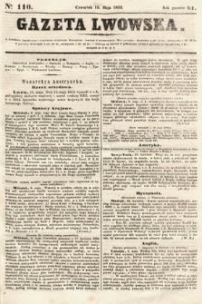 Gazeta Lwowska. 1852, nr 110