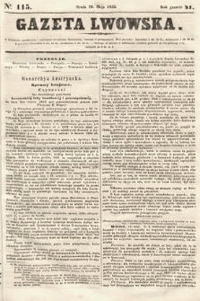Gazeta Lwowska. 1852, nr 115