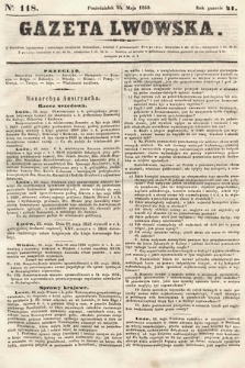 Gazeta Lwowska. 1852, nr 118