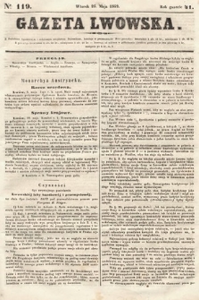 Gazeta Lwowska. 1852, nr 119