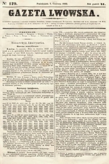 Gazeta Lwowska. 1852, nr 129