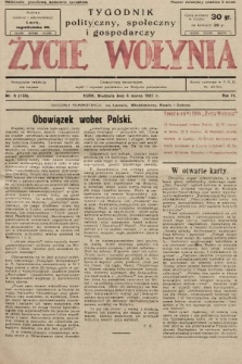 Życie Wołynia : czasopismo bezpartyjne, myśli i czynowi polskiemu na Wołyniu poświęcone. 1927, nr 9