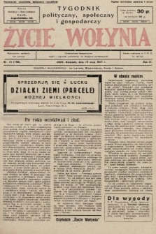 Życie Wołynia : czasopismo bezpartyjne, myśli i czynowi polskiemu na Wołyniu poświęcone. 1927, nr 19