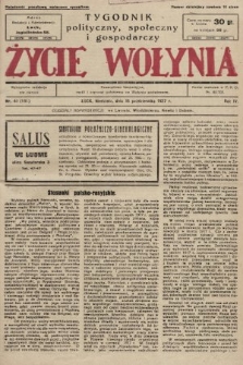 Życie Wołynia : czasopismo bezpartyjne, myśli i czynowi polskiemu na Wołyniu poświęcone. 1927, nr 41