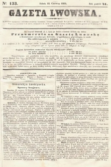 Gazeta Lwowska. 1852, nr 133