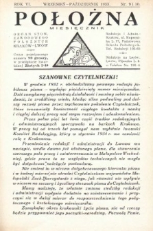 Położna : organ Stowarzyszenia Zawodowego Położnych. 1933, nr 9-10