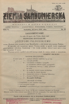 Ziemia Sandomierska : czasopismo samorządowo-społeczne. R. VI, 1934, nr 12