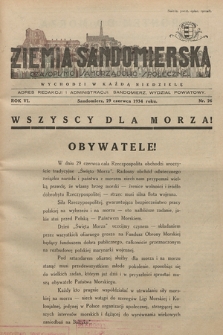 Ziemia Sandomierska : czasopismo samorządowo-społeczne. R. VI, 1934, nr 26