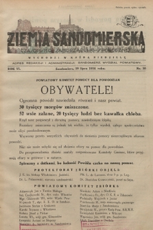 Ziemia Sandomierska : czasopismo samorządowo-społeczne. R. VI, 1934, nr 30