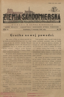 Ziemia Sandomierska : czasopismo samorządowo-społeczne. R. VI, 1934, nr 36