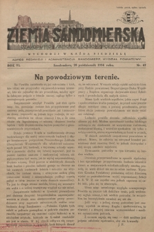 Ziemia Sandomierska : czasopismo samorządowo-społeczne. R. VI, 1934, nr 42