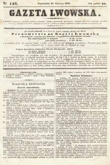 Gazeta Lwowska. 1852, nr 146