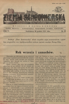 Ziemia Sandomierska : czasopismo samorządowo-społeczne. R. VI, 1934, nr 50