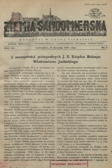 Ziemia Sandomierska : czasopismo samorządowo-społeczne. R. VII, 1935, nr 4