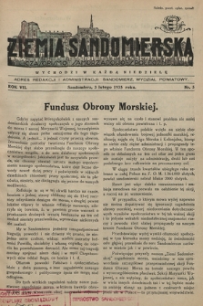 Ziemia Sandomierska : czasopismo samorządowo-społeczne. R. VII, 1935, nr 5