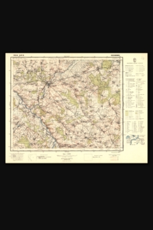 Mapa taktyczna Polski : pas 38 : słup 35 : Ciechanowiec