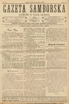Gazeta Samborska. 1905, nr 18