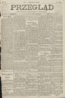 Przegląd polityczny, społeczny i literacki. 1891, nr 13