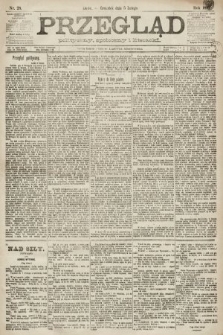 Przegląd polityczny, społeczny i literacki. 1891, nr 28