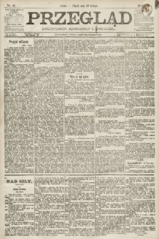 Przegląd polityczny, społeczny i literacki. 1891, nr 41