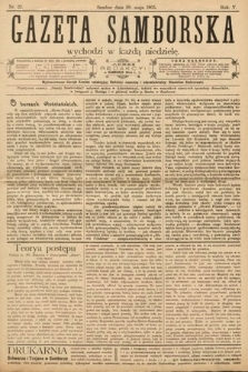 Gazeta Samborska. 1905, nr 22