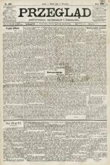 Przegląd polityczny, społeczny i literacki. 1891, nr 207