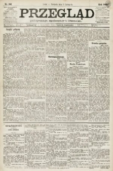 Przegląd polityczny, społeczny i literacki. 1891, nr 262