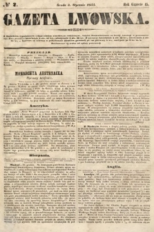 Gazeta Lwowska. 1855, nr 2