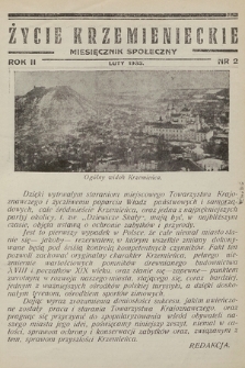 Życie Krzemienieckie : miesięcznik społeczny. 1933, nr 2