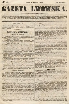 Gazeta Lwowska. 1855, nr 4