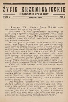 Życie Krzemienieckie : miesięcznik społeczny. 1936, nr 6