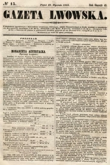 Gazeta Lwowska. 1855, nr 15