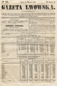 Gazeta Lwowska. 1855, nr 16