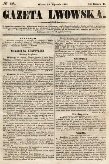 Gazeta Lwowska. 1855, nr 18