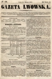 Gazeta Lwowska. 1855, nr 19