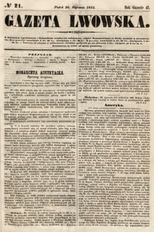 Gazeta Lwowska. 1855, nr 21